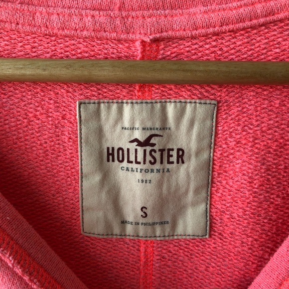 Hollister Neon Pink Oversized Scoop Neck Sweater - Picture 4 of 4
